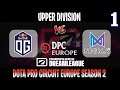 DreamLeague S15 DPC EU | OG vs Nigma Game 1 | Bo3 | Upper Division | DOTA 2 LIVE