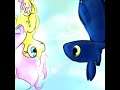 Fluttershy and toothless