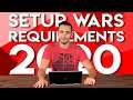 How to enter Setup Wars - Updated 2020