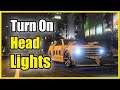 How to Turn Off and ON Vehicle Headlights in GTA 5 Online (Best Tutorial)