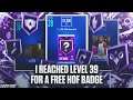 I REACHED THE MAX LEVEL AND OPENED MY *FREE* HOF BADGE PACK + FREE GALAXY OPAL UNLOCKED! NBA 2K21