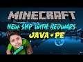 🔴MINECRAFT LIVE INDIA With SUBSCRIBERS | SMP SERVER | JOIN NOW!! | Java + Pe | SMP Day 3 | FACECAM