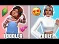OMG!! WIE CUTE?! 😍💕 - Die Sims 4 Toddler To Adult Challenge [with Alpha CC]