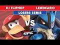 Smash Fight Club 206 - QD | DJ Fliphop (Diddy Kong) Vs. Lewdcario (Lucario) Losers Semis