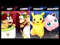 Super Smash Bros Ultimate Amiibo Fights – Request #19648 Iggy & Lemmy vs Pikachu & Jigglypuff