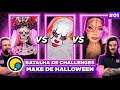 BATALHA DE CHALLENGES: Make de Halloween - EP #01 | Diva Depressão