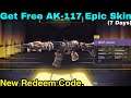 *Free* How to get Free Epic AK117 Skin COD Mobile Garena | COD Mobile new redeem Code.