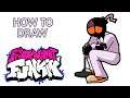 How To Draw Whitty The Date Full Week From Friday Night Funkin Step by Step