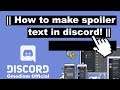 How to make spoiler text in Discord - Add spoiler tags!  [Tutorial Working 2023]