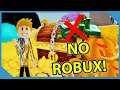 I'm Not Allowed To Spend ANY ROBUX In Roblox Lifting Simulator.. How Big Can I Get!