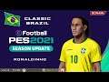 RONALDINHO face+stats (Classic Brazil) How to create in PES 2021