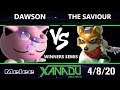 S@X 348 Online Winners Semis - Dawson (Jigglypuff) Vs. The Saviour (Fox) Smash Melee - SSBM