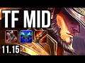 TWISTED FATE vs LUCIAN (MID) | 2.2M mastery, 6/2/15, 600+ games | EUW Grandmaster | v11.15
