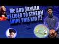 ME AND JAYLAA DECIDED TO STREAM-SNIPE THIS RAGING KID & MADE HIM BREAK HIS CONTROLLER!*NBA2K20*