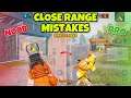 MISTAKES IN CLOSE RANGE IN PUBG MOBILEš„BEST CLOSE RANGE TIPS & TRICKS BATTLEGROUNDS MOBILE BGMI 1.4