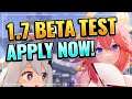 Patch 1.7 Global Beta Test! (APPLY NOW! GOOD LUCK!) Genshin Impact News Yoimiya Ayaka Baal Inazuma