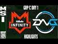 INF vs DFM Highlights | MSI 2021 Day 1 Group C | Gillette Infinity vs Detonation FocusMe