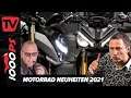 Motorrad Neuheiten Teil 3 - 2021 News - Zonko macht den Navi Vergleich l 1000PS Live