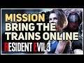 Bring the trains online in the subway office Resident Evil 3 Remake