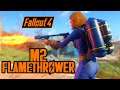 Fallout 4 - M2 FLAMETHROWER REDUX - New Epic Flamethrower w/ Backpack Tanks - Mod Showcase