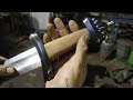 Forging a pattern welded viking sword, part 4, making the handle.