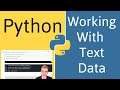 Python for Data Analysis: Working With Text Data