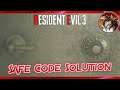 RESIDENT EVIL 3 REMAKE - Safe Code Solution (How to Unlock the Safe Box Locker)