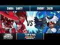Simba & Santy vs Snowy & Zacoi - Top 8 - Combo Breaker 2020 - 2v2 NA
