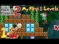 Super Mario Maker 2 - My First Two Levels | Yoshi's River Run & An Auto-Mario Castle