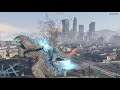 GTA 5 Godzilla VS Mechagodzilla