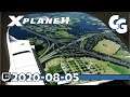 IFR (I Follow Roads) flying over England - X-Plane 11 - VOD - 2020-08-05