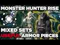 Monster Hunter Rise Top Armor Pieces for Mixed Sets