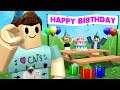 My fans threw me a BIRTHDAY PARTY in Roblox!!