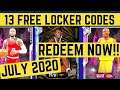 NBA 2K20 LOCKER CODES | 13 My Team Locker Codes Free | GALAXY OPALS + LIMITED LOCKER CODE |JULY 2020