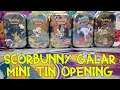 Pokémon Scorbunny Galar Mini Tin Opening