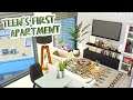 TEEN'S FIRST APARTMENT 🤍 | The Sims 4: Apartment Renovation Speed Build