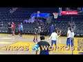 📺 Andrew Wiggins workout at Golden State Warriors pregame before Portland Trail Blazers