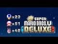 Co-op in Cold Snow with Toadette, Nabbit and Toad - New Super Mario Bros U Deluxe - Nintendo Switch