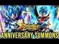 Dragon Ball Legends SUPER SAIYAN BLUE GOKU VEGETA Step-Up SUMMONS 1st Anniversary