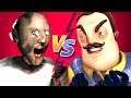 Granny vs Hello Neighbor - Movie (All Full Episodes 1-4 Compilation 3D Horror Animation Official)