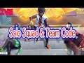 🔴Live Main Free Fire Malam Selasa Solo VS Squad & Team Code.