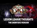[Path of Exile] Excited, but Concerned - 3.7 & Legion league thoughts | the short(er) version