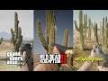 Which game has the best CACTUS? (physics comparison) GTAV, RDR2, Cyberpunk 2077