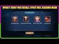 EVENT FREE RECALL EFFECT MCL SEASONS MOBILE LEGENDS BANG BANG