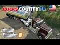Farming Simulator 19 | Bucks County PA Feat. JC and Tay Tay and Pedro| Episode 18