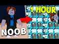 How Op Can I Get In 1 Hour As A NOOB In Bubble Gum Simulator! Roblox