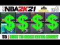 HOW TO EARN EXTRA MONEY | MYTEAM TIPS | NO CASH SPENT | NBA2K21 | EP. 10