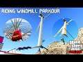 Riding Windmill on Head | First Ever Variety Parkour Ever in GTA 5 | GTA Online Parkour