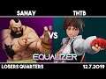 Sanay (Zangief) vs THTB (Sakura) | SFV Losers Quarters | Equalizer 1