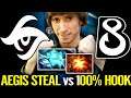SECRET VS B8 HIGHLIGHT - Dendi Aegis Steal Storm Spirit vs 100% Hookshot Clock Dota 2 Beyond Epic